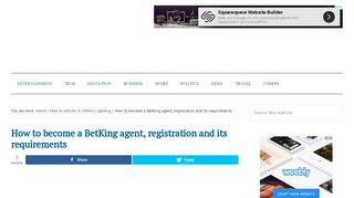 
                            7. how to become a betking agent, registration and its requirements