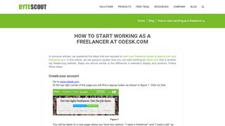
                            8. How to Become a Freelancer, How to Start at Odesk and Find Jobs ...