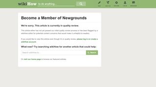 
                            4. How to Become a Member of Newgrounds: 6 Steps (with Pictures)