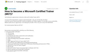 
                            5. How to become a Microsoft Certified Trainer (MCT)? - Training ...
