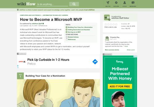 
                            5. How to Become a Microsoft MVP: 12 Steps (with Pictures) - wikiHow