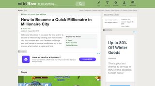 
                            6. How to Become a Quick Millionaire in Millionaire City: 15 Steps