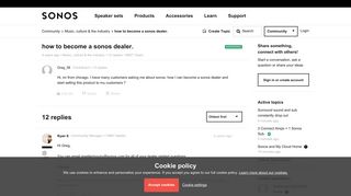 
                            3. how to become a sonos dealer. | Sonos Community