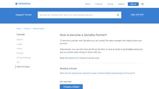 
                            4. How to become a Zerodha Partner? - Support - Zerodha