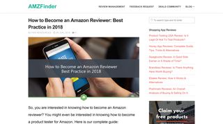 
                            9. How to Become an Amazon Reviewer: Best Practice in 2018 ...