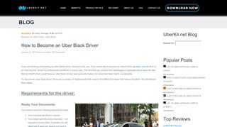 
                            11. How to Become an Uber BLACK Driver - UberKit.net Blog