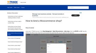 
                            6. How to bind a Woocommerce shop? - Help Center - 17track