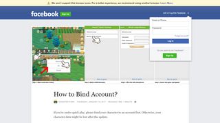 
                            2. How to Bind Account? | Facebook