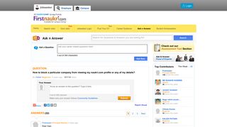 
                            10. how to block a particular company from viewing my naukri com profile