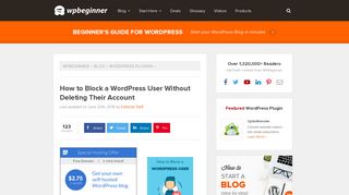 
                            6. How to Block a WordPress User Without Deleting Their Account