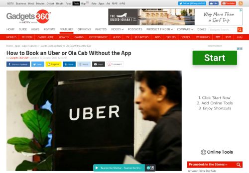 
                            4. How to Book an Uber or Ola Cab Without the App | NDTV Gadgets360 ...