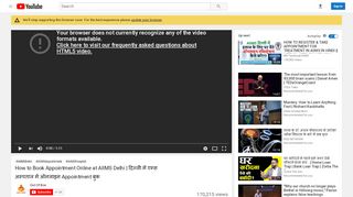 
                            10. How to Book Appointment Online at AIIMS Delhi ... - YouTube