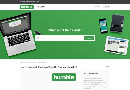 
                            6. How To Bookmark The Login Page On Your humble webTill - humble Till