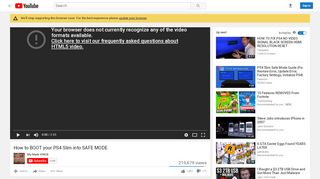 
                            13. How to BOOT your PS4 Slim into SAFE MODE - YouTube