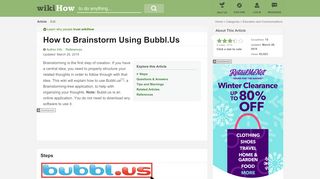 
                            3. How to Brainstorm Using Bubbl.Us: 8 Steps (with Pictures)