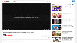 
                            6. How to Browse Pinterest In Peace on Chrome (with no login). - YouTube