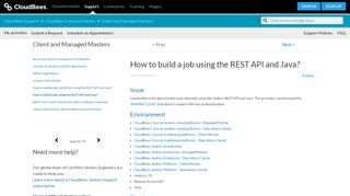
                            13. How to build a job using the REST API and Java? – CloudBees ...