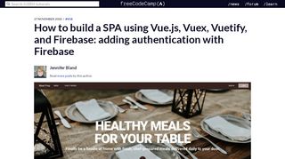 
                            6. How to build a SPA using Vue.js, Vuex, Vuetify, and Firebase: adding ...