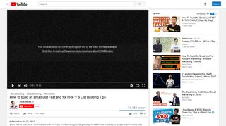 
                            7. How to Build an Email List Fast and for Free — 5 List Building Tips ...