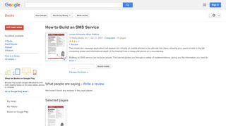 
                            5. How to Build an SMS Service - Google बुक के परिणाम