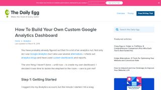 
                            7. How To Build Your Own Custom Google Analytics Dashboard