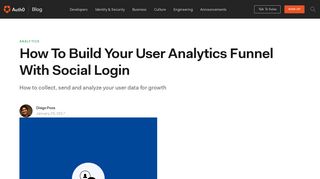 
                            1. How To Build Your User Analytics Funnel With Social Login - Auth0