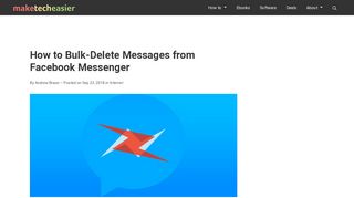 
                            12. How to Bulk-Delete Messages from Facebook Messenger - Make ...