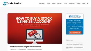 
                            11. How to buy a Stock using SBI demat account | Trade Brains