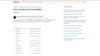 
                            5. How to buy an ETF in Zerodha - Quora