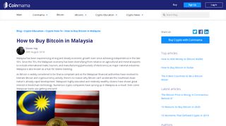 
                            9. How to Buy Bitcoin in Malaysia | Coinmama