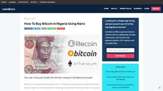 
                            8. How to buy Bitcoin in Nigeria using Naira | Coindirect