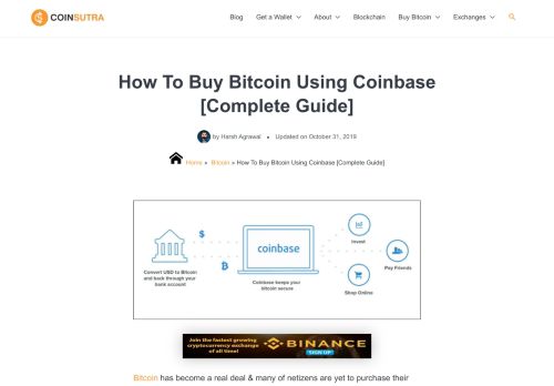 
                            10. How To Buy Bitcoin Using Coinbase [Complete Guide] - CoinSutra