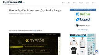 
                            12. How to Buy Electroneum on Qryptos Exchange - Electroneum 101
