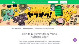 
                            13. How to buy items from Yahoo Auctions Japan | White Rabbit Express