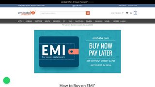 
                            2. How To Buy on EMI without credit card, Mobile on EMI without credit ...