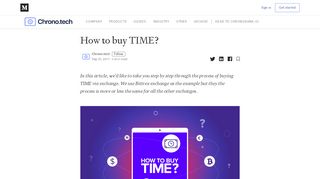 
                            6. How to buy TIME? – ChronoBank.io blog
