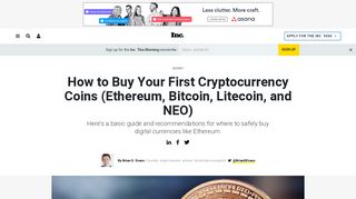 
                            12. How to Buy Your First Cryptocurrency Coins (Ethereum, Bitcoin - Inc.