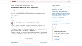 
                            11. How to bypass a guest WiFi login page - Quora