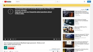 
                            1. How to bypass and remove MacBook login password - Works on all ...