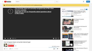 
                            3. how to bypass beam act portal internet login - YouTube