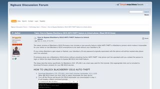 
                            9. How to Bypass Blackberry OS10 ANTI-THEFT feature to Unlock phone ...