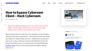 
                            12. How to bypass Cyberoam Client – Hack Cyberoam - Sandeep Hegde