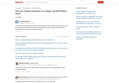 
                            1. How to bypass Cyberoam in a college, just like Psiphon does - Quora