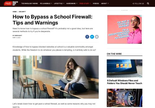 
                            12. How to Bypass Firewalls & Get Into Blocked Websites in School or at ...