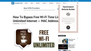 
                            13. How To Bypass Free Wi-Fi Time Limit To Get Unlimited Internet ...