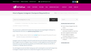 
                            6. How to Bypass Instagram Checkpoint Required Error - Insta Post