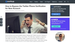 
                            2. How to Bypass the Twitter Phone Verification - New Account - Woorkup
