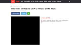 
                            10. How to bypass torrent blocks and safely download torrents in India ...