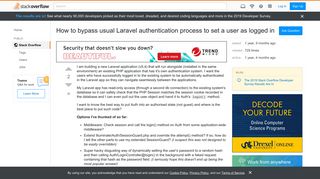 
                            1. How to bypass usual Laravel authentication process to set a user ...