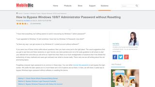 
                            13. How to Bypass Windows 10/7/8 Admin Password without Resetting